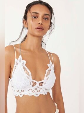 Free People Adella Bralette – White | Size Medium